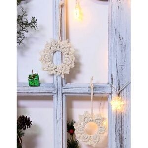 ❄️Snowflake Shape Woven Wall Hanging